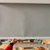 Drawstringless hand drag integrated roller blinds